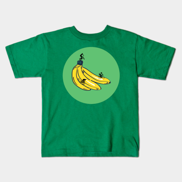 Banana bike park Kids T-Shirt by RIDECAMP
