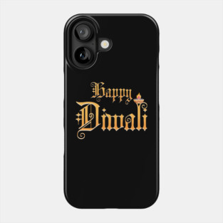 Elegant Happy Diwali Diya Phone Case