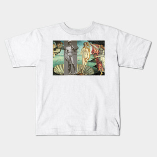 Virtual Meeting of David and Aphrodite  #Virtual #Meeting #David #Aphrodite Kids T-Shirt