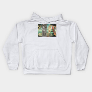 Virtual Meeting of David and Aphrodite  #Virtual #Meeting #David #Aphrodite Kids Hoodie