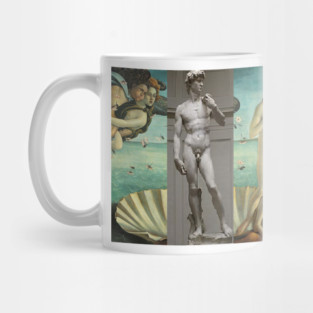Virtual Meeting of David and Aphrodite  #Virtual #Meeting #David #Aphrodite Mug