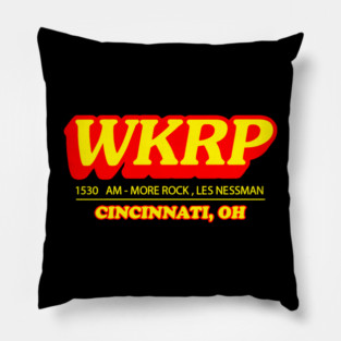 WKRP cincinnati Pillow