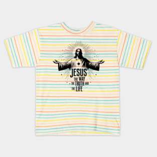 Jesus The Way The Truth and The Life Kids T-Shirt