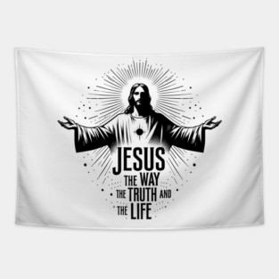 Jesus The Way The Truth and The Life Tapestry