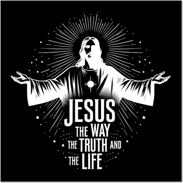 Jesus The Way The Truth and The Life Wall Art by Frank Ring