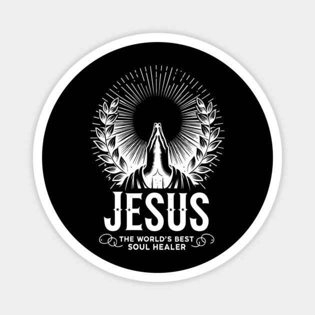 Jesus The World's Best Soul Healer Magnet by Frank Ring