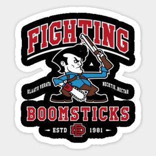 Retro Horror - Groovy - College Mascot Sticker