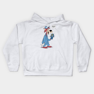 Classic Cartoon Wolf Kids Hoodie
