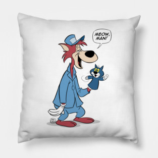 Classic Cartoon Wolf Pillow