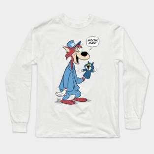 Classic Cartoon Wolf Long Sleeve T-Shirt