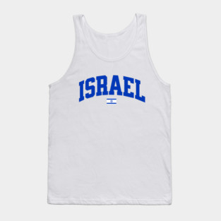 Israel Flag Tank Top