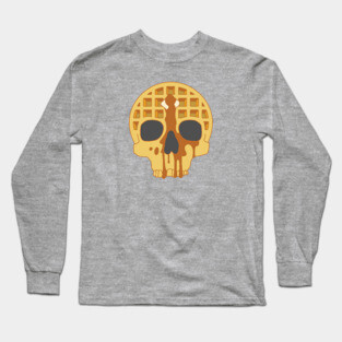 Waffle Skull Long Sleeve T-Shirt