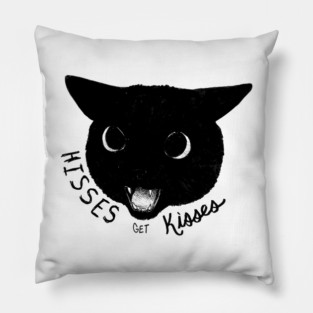 Hisses get Kisses Pillow