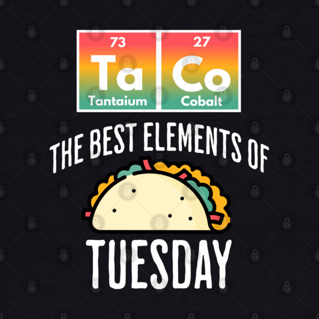 TaCo Tuesday Periodic Table of Elements design by Luxinda