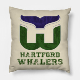 Distressed Hockey Logo Fans Pillow