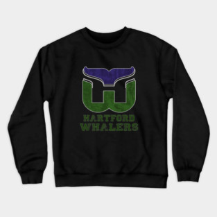 Distressed Hockey Logo Fans Crewneck Sweatshirt