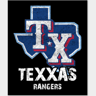 Texas - Rangers - TX Posters and Art