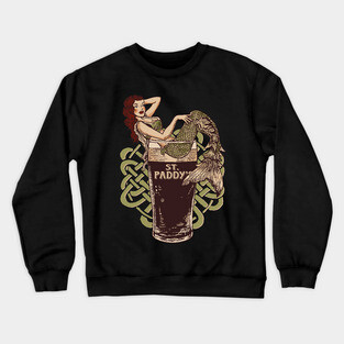 Irish Mermaid Crewneck Sweatshirt