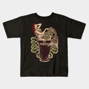 Irish Mermaid Kids T-Shirt