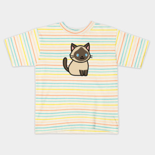 Siamese Cat Kids T-Shirt