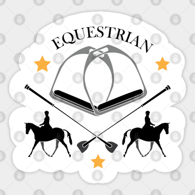 Equestrian Sticker by DickinsonDesign