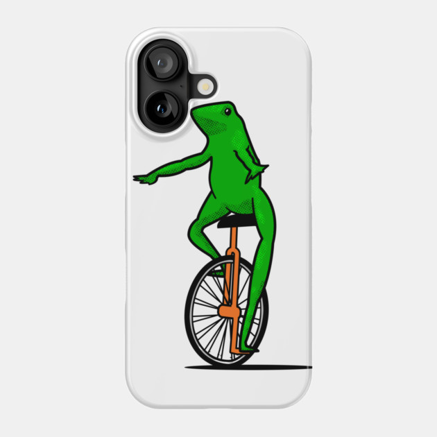 Dat Boi Unicycle Frog T-Shirt Phone Case by dumbshirts