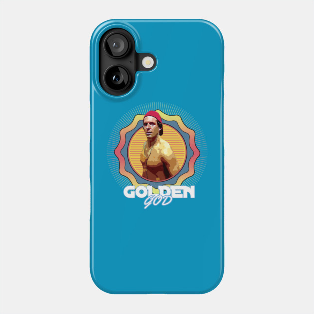 Golden God Retro Aesthetic Phone Case by Tv Moments