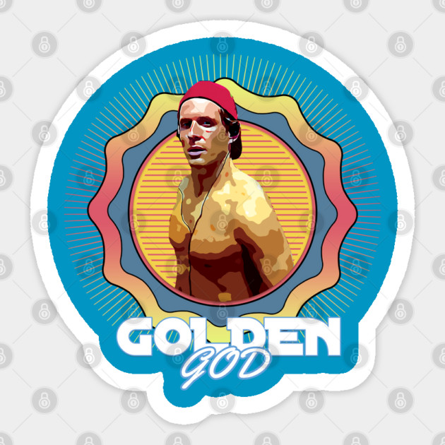 Golden God Retro Aesthetic Sticker by Tv Moments