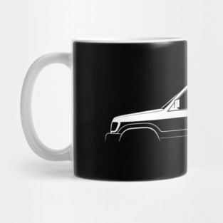 Isuzu Trooper (1991) Silhouette Mug
