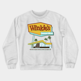 Winkies Restaurant / Mulholland Drive - A David Lynch Film Crewneck Sweatshirt
