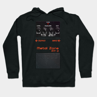 Metal Zone Guitar Pedal Hoodie