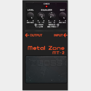 Metal Zone Guitar Pedal Posters and Art