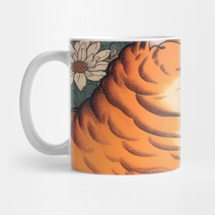 garfield in japanese style 5/12 Mug