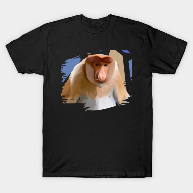 Stylish Proboscis Monkey T-Shirt by Suneldesigns