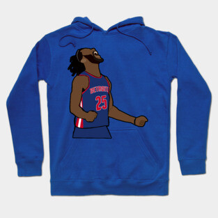 Derrick Rose Detroit Pistons NBA Hoodie