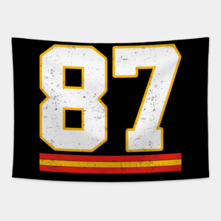 Number 87 Kansas City - Travis Kelce Tapestry