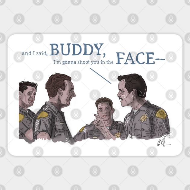 Reservoir Dogs: Hands on the Dash Sticker by 51Deesigns