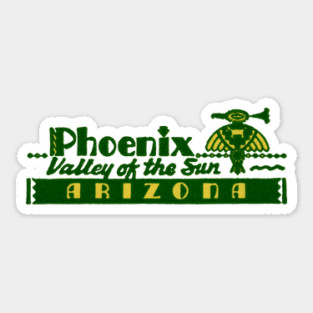 1940s Phoenix Arizona, Valley of the Sun Sticker