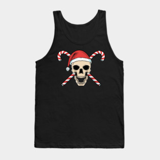 Christmas Skull Tank Top