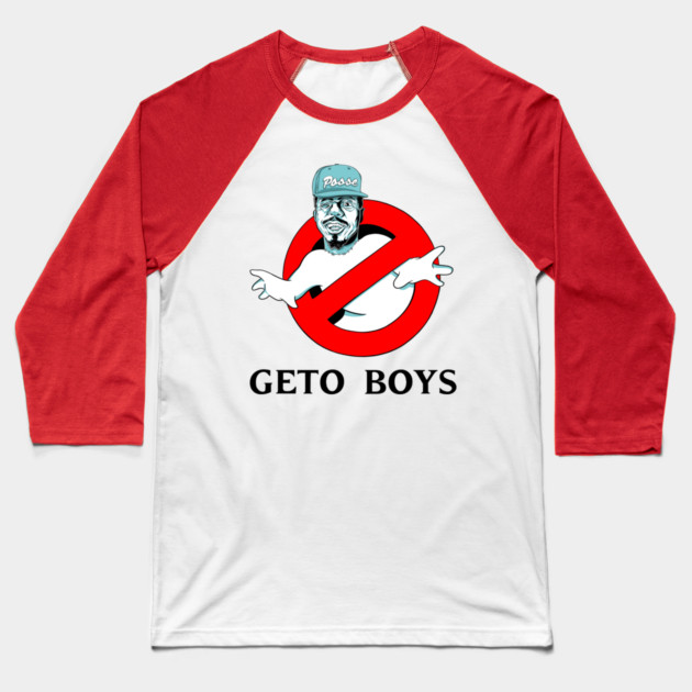 Geto Busters Baseball T-Shirt by horrorprints
