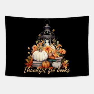 Thankful for Books Tapestry