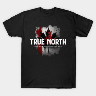 Firmamental Podcast Canadian Flag True North T-Shirt