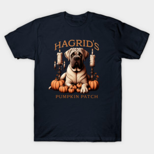 Hagrid's Pumpkin Vintage Mastiff Dog Fang T-Shirt