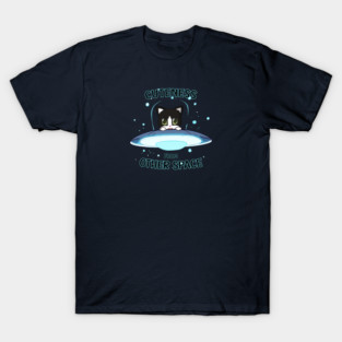 Tuxedo cat cuteness from other space T-Shirt