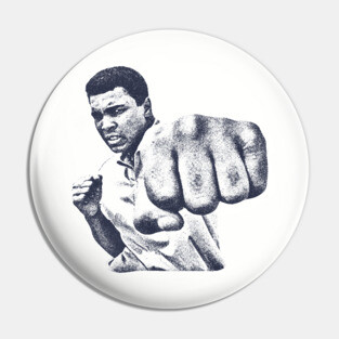 Muhammad Ali Boxing Pin