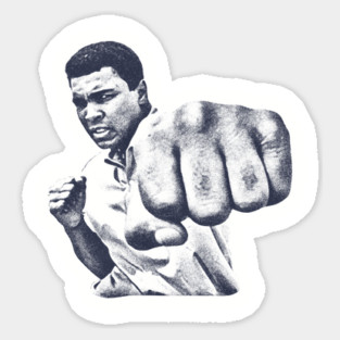 Muhammad Ali Boxing Sticker