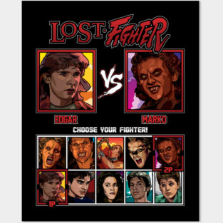 Lost Boys Fighter - Edgar Frog vs Marko Posters and Art