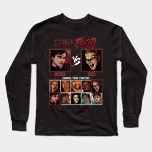 Lost Boys Fighter - Michael vs David Long Sleeve T-Shirt