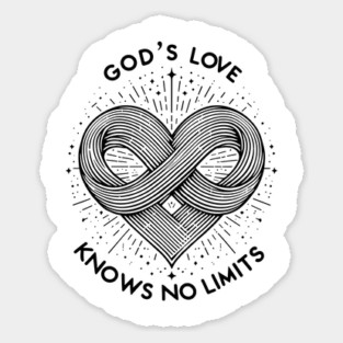 God's Love Knows No Limits Magnet