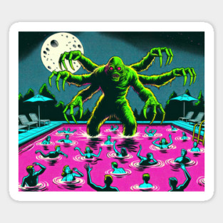 Vintage Horror Sticker